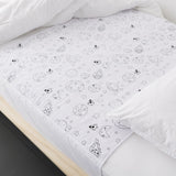 Brolly Sheets Waterproof Bed Pad with Wings, Single, Printed - 2 Packs