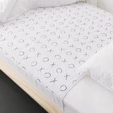 Brolly Sheets Waterproof Bed Pad with Wings, Single, Printed